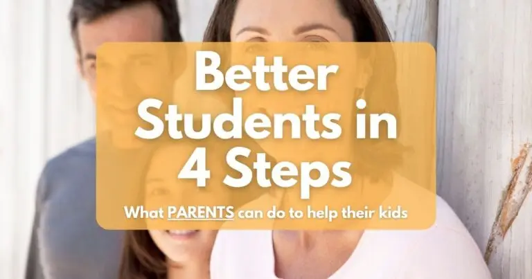 Better Students in 4 Steps