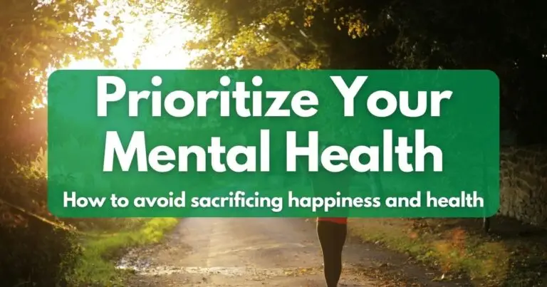 Prioritize Your Mental Health