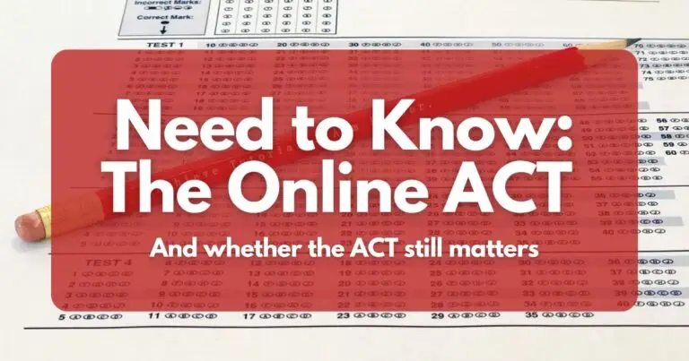Need to Know: The Online ACT